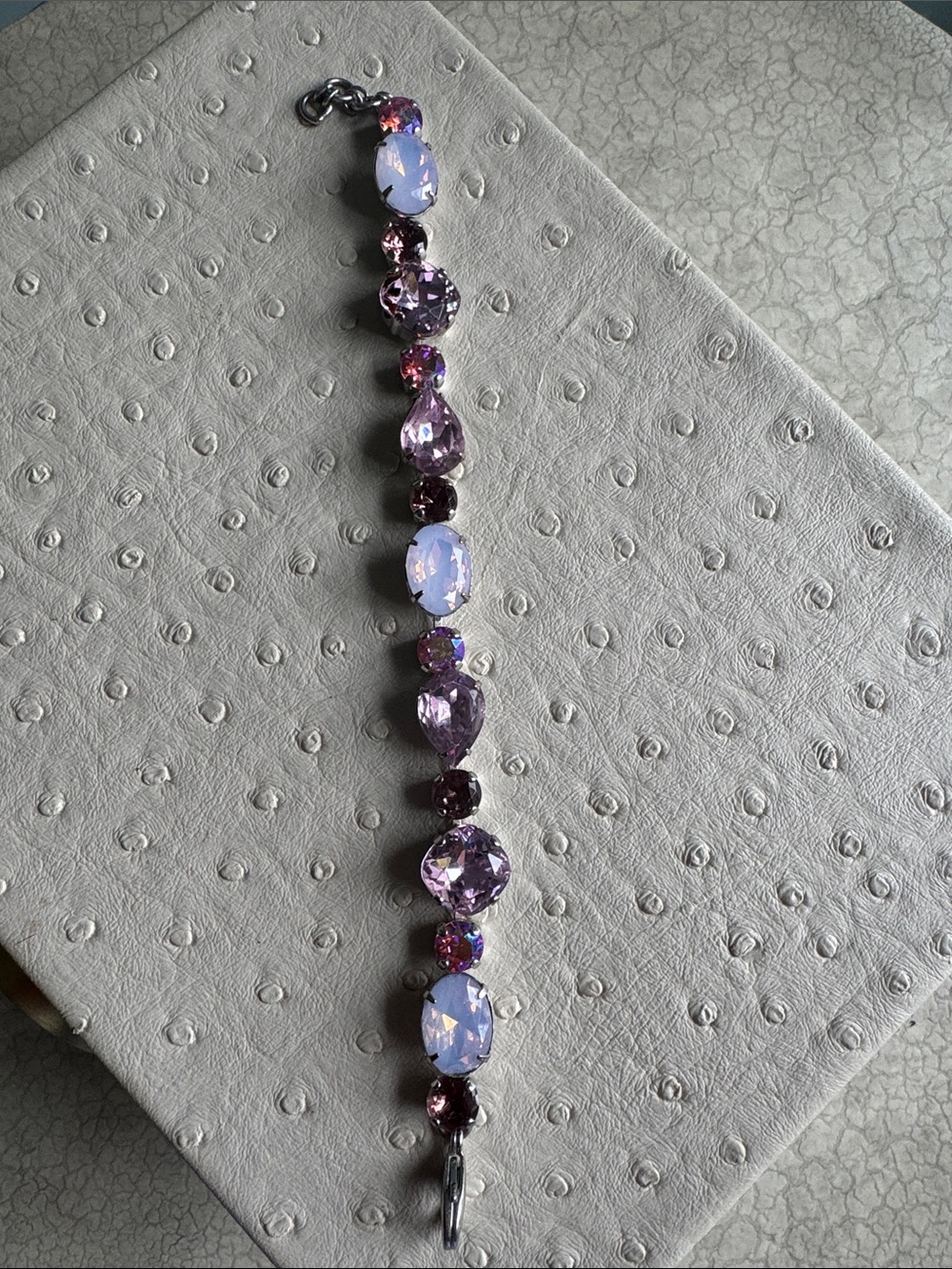 Sorrelli Lilac Crystal Tennis Bracelet - Women Jewelry